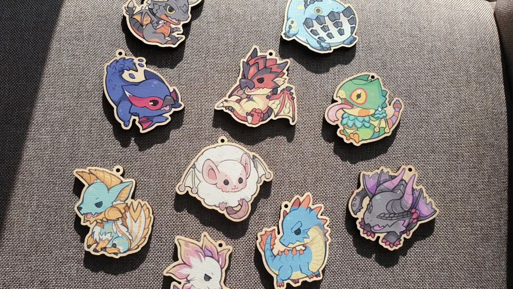 monhun wooden charms